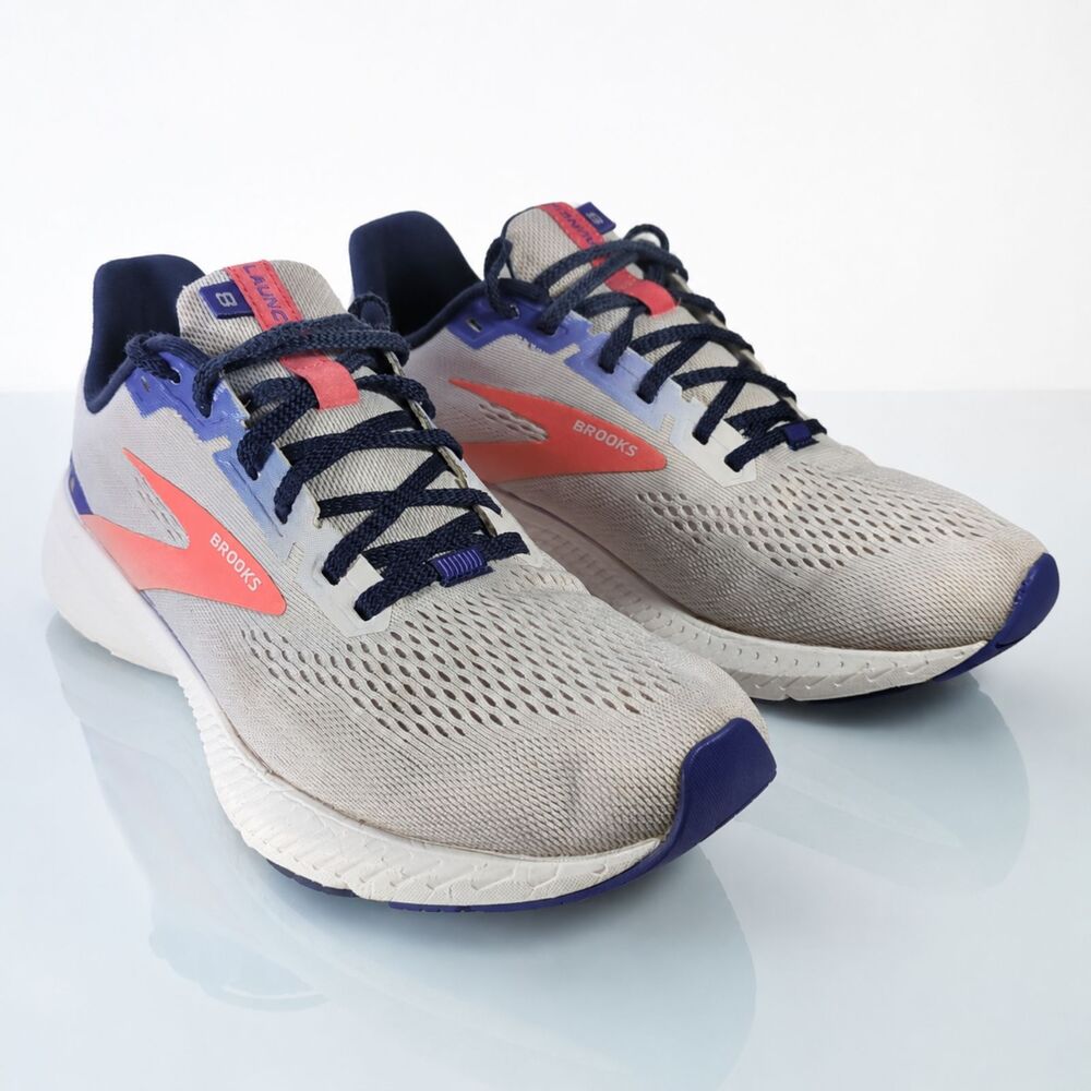 Brooks Launch 8 Women’s Running Shoes Gray Purple Pink Size 9